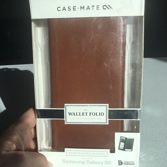 Samsung Galaxy Note 6 Leather Wallet Folio (L) - Picture 1 of 8